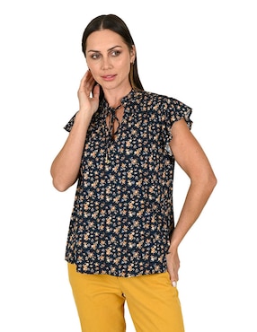 Blusa Ferrioni Manga Corta Para Mujer