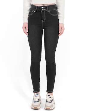 Jeans skinny Quarry corte cintura para mujer