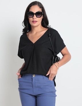 Blusa LIEB Basics Manga Corta Para Mujer