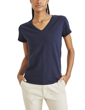 Blusa Dockers manga corta para mujer