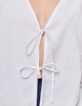 Blusa Linea Pura manga larga para mujer