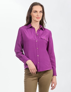 Blusa Foley's Manga Larga Para Mujer