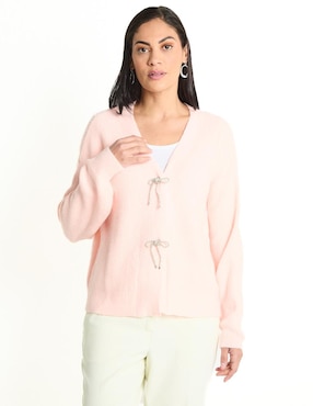 Suéter Liz Claiborne Cuello V Para Mujer