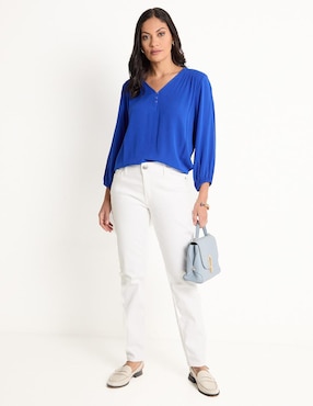 Jeans slim Liz Claiborne para mujer