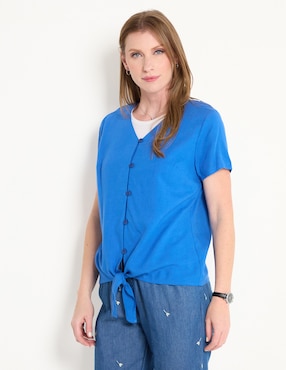Blusa LIEB Basics manga corta para mujer