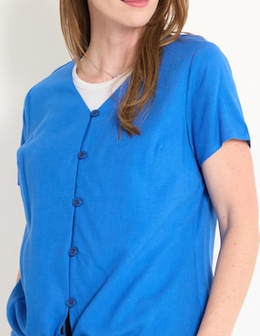 Blusa LIEB Basics manga corta para mujer