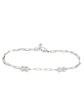 Pulsera Yoiko Elena Plateado con acabado baño rodio