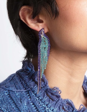 Aretes de pájaro Yoiko con acabado brillante