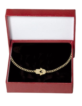 Pulsera Horoz de oro 10 K con acabado pulido