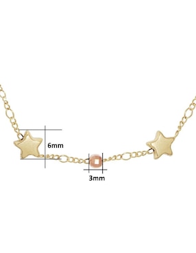 Pulsera Horoz de oro 10 K con acabado pulido