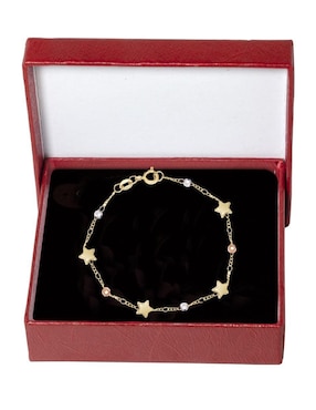 Pulsera Horoz de oro 10 K con acabado pulido