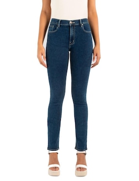 Jeans Slim Oggi Corte Cintura Alta Para Mujer