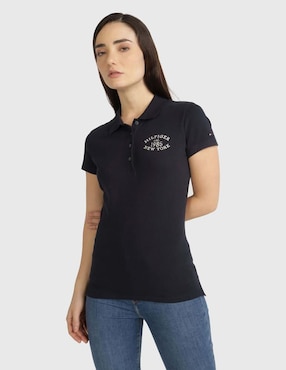 Playera Tipo Polo Tommy Hilfiger Para Mujer