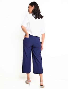 Pantalón capri Lieb Basics amplio para mujer