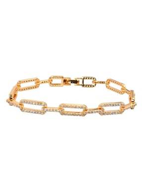 Pulsera Yoiko de baño de oro Cristal