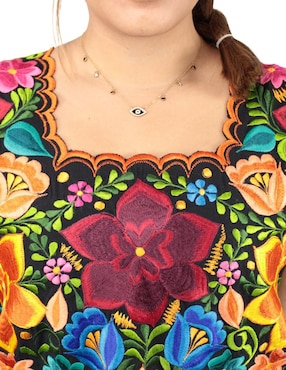 Blusa Teya Artesanal sin manga para mujer