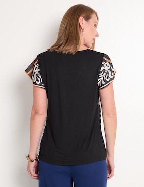 Blusa Lieb manga corta para mujer
