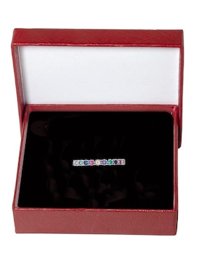 Anillo Horoz P 925 de plata zirconia pulido