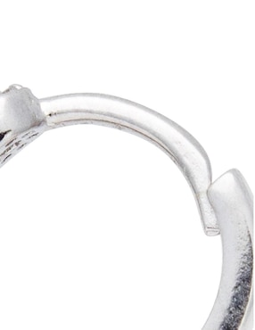 Aretes de infinito Horoz de plata P 925 con acabado brillante zirconia