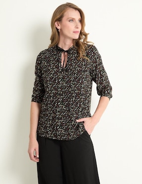 Blusa Ferrioni Manga 3/4 Para Mujer