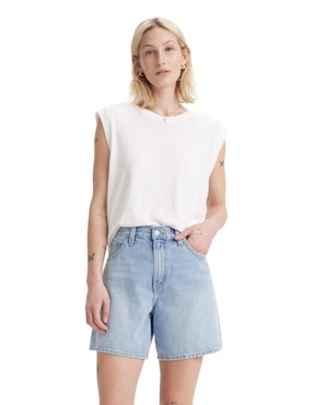 Playera Sin Manga Levi's Cuello Redondo Para Mujer