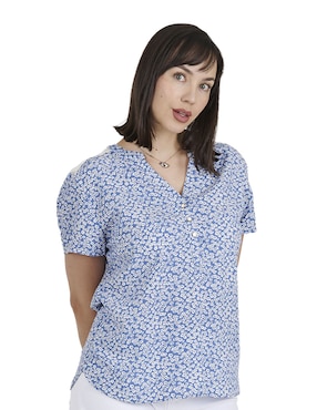 Blusa Ferrioni Manga Corta Para Mujer