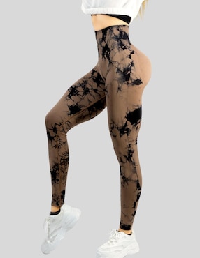 Legging Malabis a la cintura alta con elástico ajustable para mujer