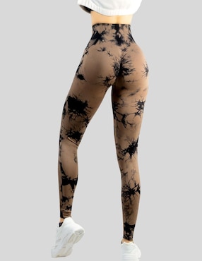 Legging Malabis a la cintura alta con elástico ajustable para mujer