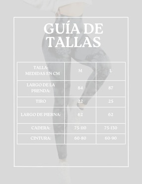 Legging Malabis a la cintura alta con elástico ajustable para mujer