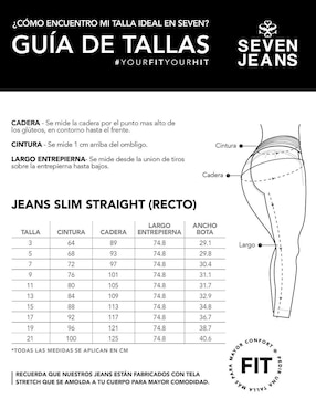 Jeans relaxed mom Seven Jeans para mujer