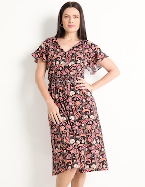 Vestido A La Rodilla Casual Delirium Para Mujer