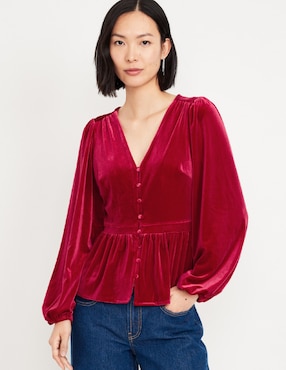 Blusa Old Navy Manga Larga Para Mujer