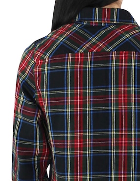 Blusa camisera Breton manga larga para mujer