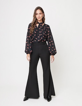 Pantalón acampanado Linea Pura amplio para mujer