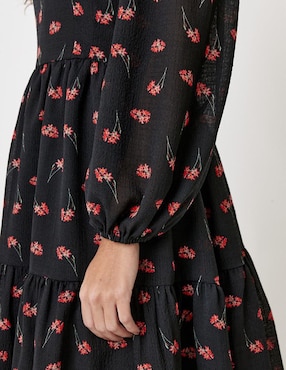 Vestido a la rodilla casual Linea Pura Ekleggen para mujer