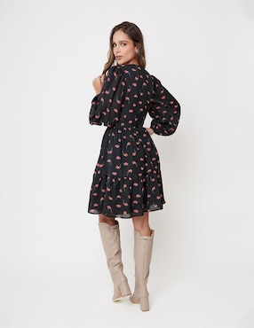 Vestido a la rodilla casual Linea Pura Ekleggen para mujer