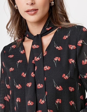 Blusa Linea Pura manga larga para mujer