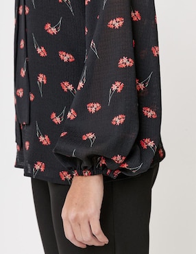 Blusa Linea Pura manga larga para mujer