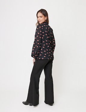 Blusa Linea Pura manga larga para mujer