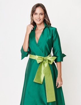 Vestido midi formal Linea Pura Ekleggen para mujer