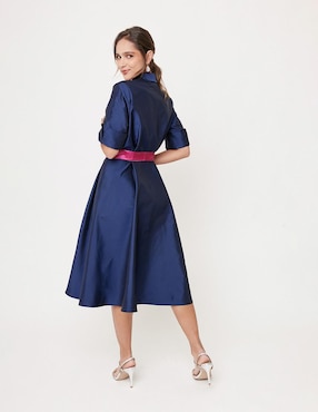 Vestido midi formal Linea Pura Ekleggen para mujer