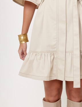 Vestido a la rodilla casual Linea Pura Kacero para mujer