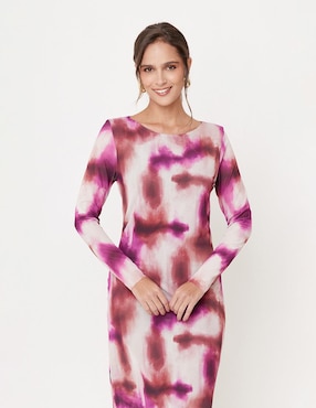 Vestido midi casual Linea Pura Dalí para mujer