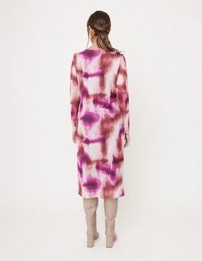 Vestido midi casual Linea Pura Dalí para mujer
