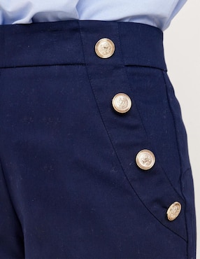 Pantalón de vestir Linea Pura ajustado para mujer