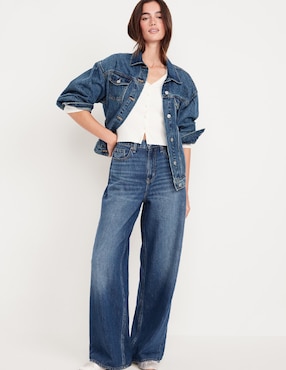 Jeans Baggy Old Navy Corte Cintura Para Mujer