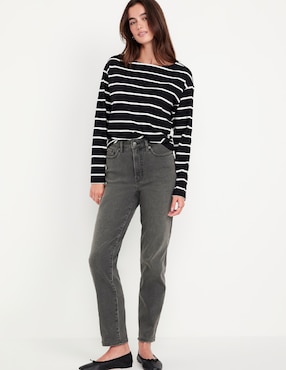 Jeans Straight Old Navy Corte Cintura Para Mujer