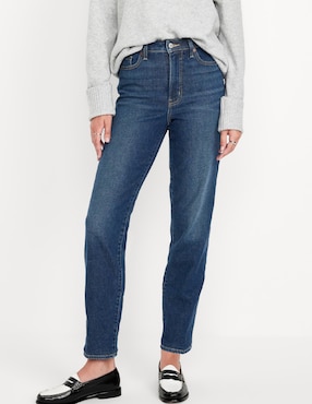 Jeans Straight Old Navy Corte Cintura Para Mujer