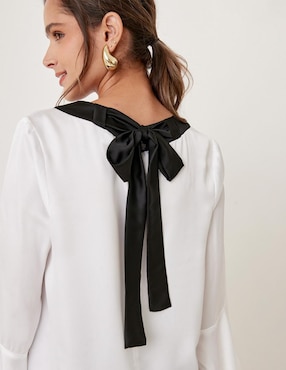 Blusa Linea Pura manga 3/4 para mujer