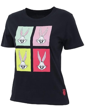 Playera manga corta K-Swiss cuello redondo para mujer
